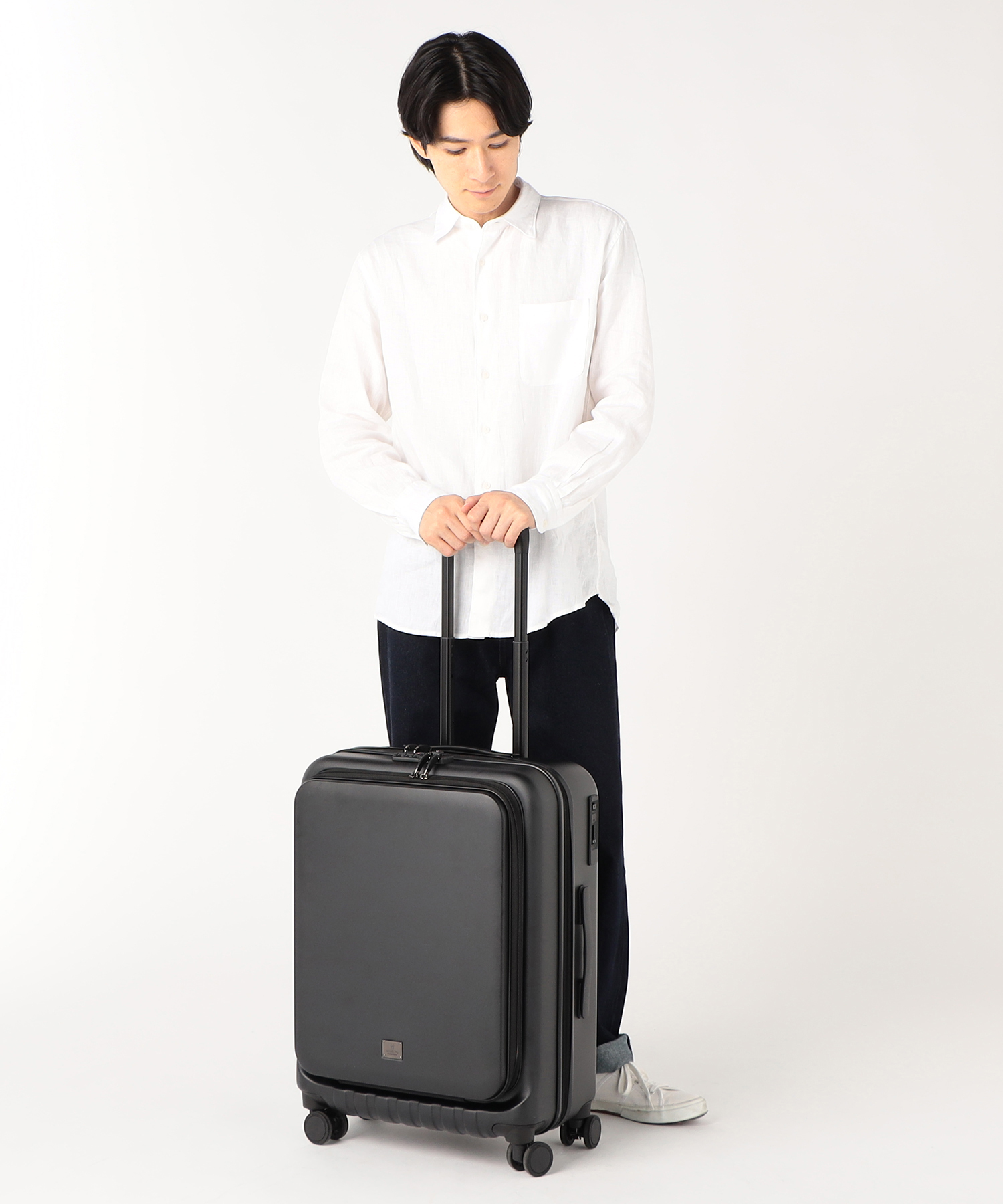 MILESTO「MILESTO UTILITY フロントポケットキャリー 50L ストッパー付」|キャリーケース|