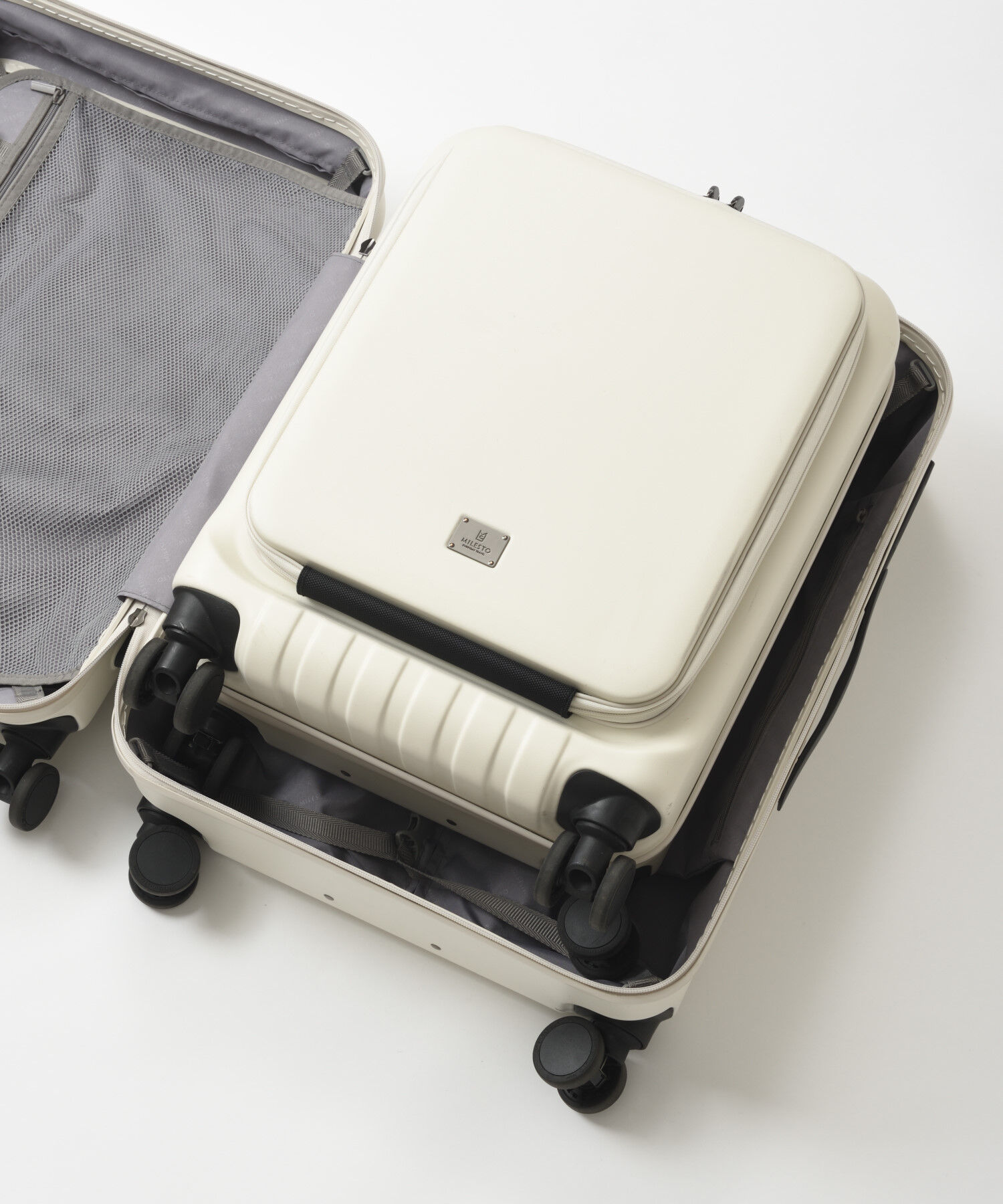 MILESTO「MILESTO UTILITY フロントポケットキャリー 50L ストッパー付」|キャリーケース|