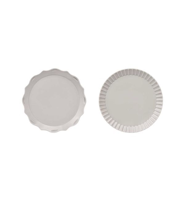 BRUNO「FLOWER プレートセット &phi;17」|食器・キッチングッズ|グレージュ