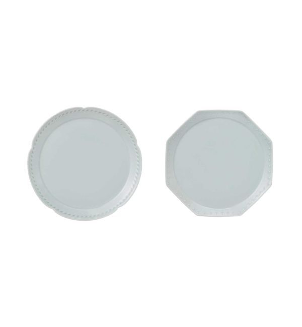 BRUNO「FLOWER プレートセット &phi;21」|食器・キッチングッズ|ブルー