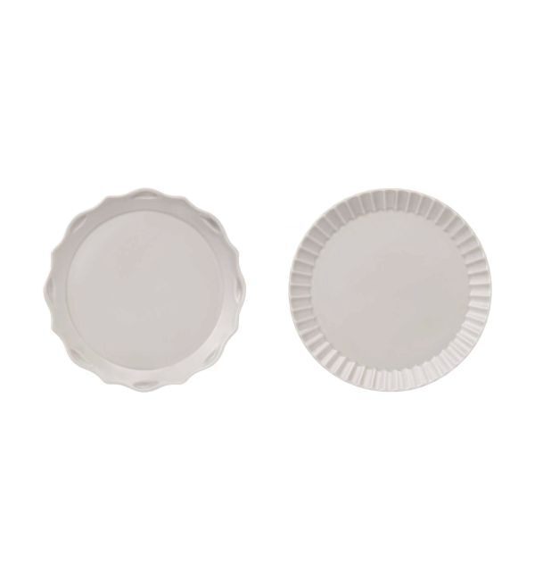 BRUNO「FLOWER プレートセット &phi;21」|食器・キッチングッズ|グレージュ