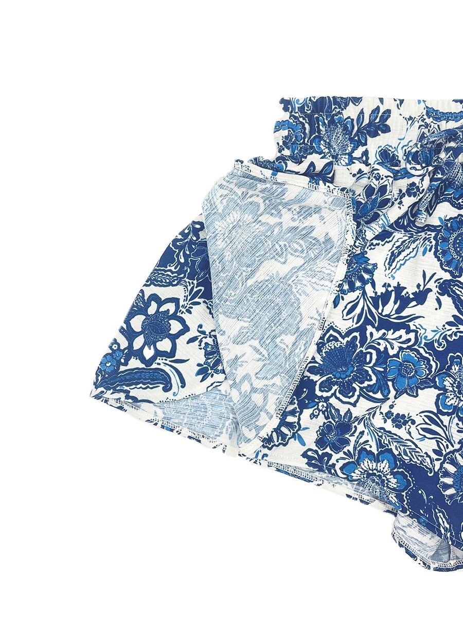 PEAK&PINE「エスニック更紗柄ショートパンツ」|ショーツ|