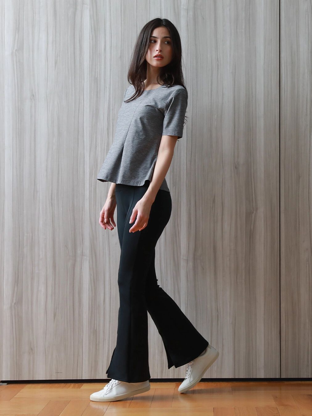 ALBOVE「美脚フレアデザインレギンス」|スポーツ|