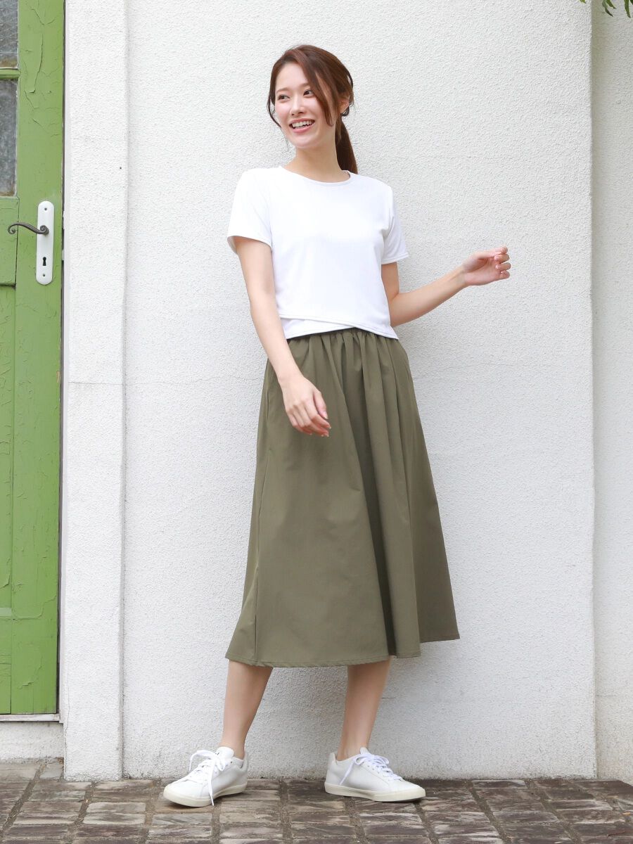 ALBOVE「ミモレ丈スカート」|スカート|