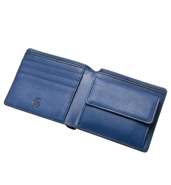 Kinuya Indigo「AWA-AI　二つ折り財布」|財布|