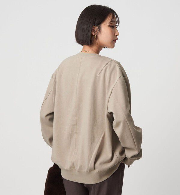 UNITED ARROWS green label relaxing「メタル調 ドットボタン カーディガン」|カーディガン|