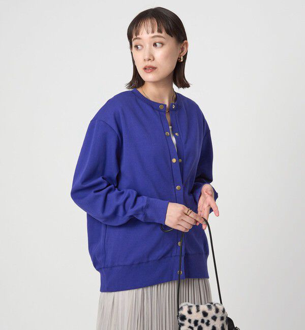 UNITED ARROWS green label relaxing「メタル調 ドットボタン カーディガン」|カーディガン|ROYAL