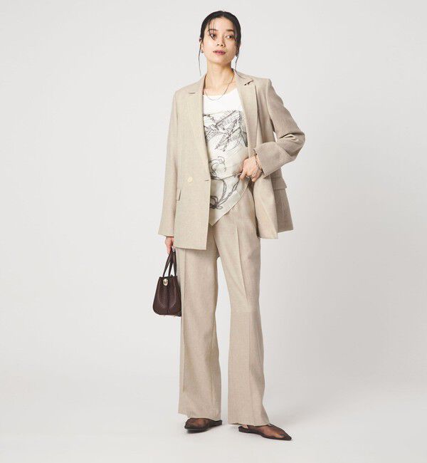 UNITED ARROWS green label relaxing「［size SHORTあり］リネンライク 2B ジャケット」|テーラードジャケット|