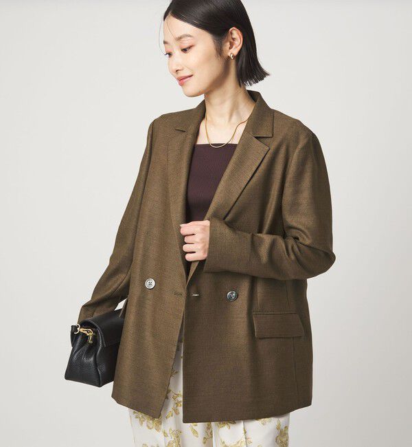 UNITED ARROWS green label relaxing「［size SHORTあり］リネンライク 2B ジャケット」|テーラードジャケット|