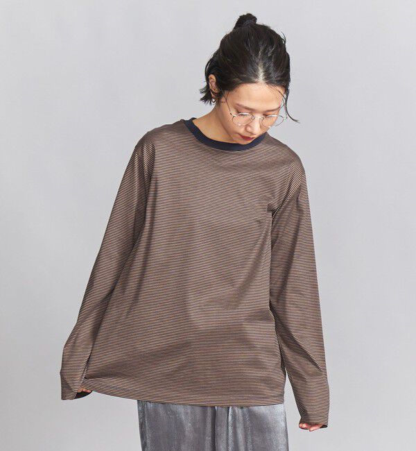 BEAUTY&YOUTH UNITED ARROWS「コットン天竺 ロングスリーブ カットソー」|Tシャツ・カットソー|