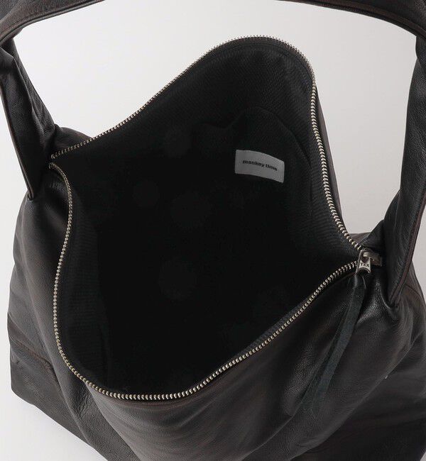 MONKEY TIME「ビンテージライク ゴート レザー ショルダー バッグ」|その他|