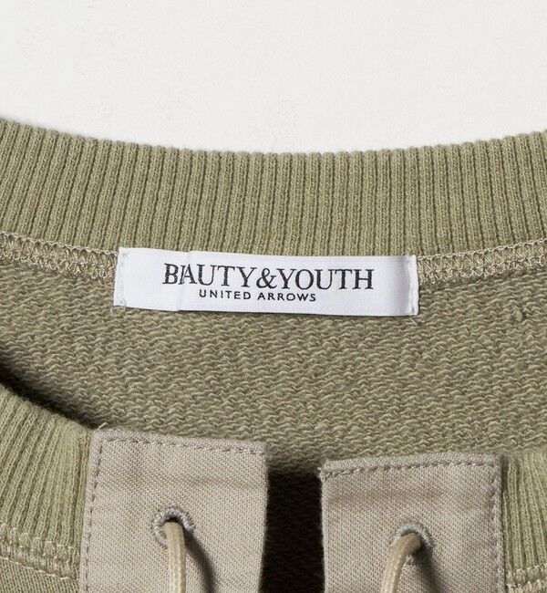 BEAUTY&YOUTH UNITED ARROWS「コットン レースアッププルオーバー」|スウェット・ジャージ|