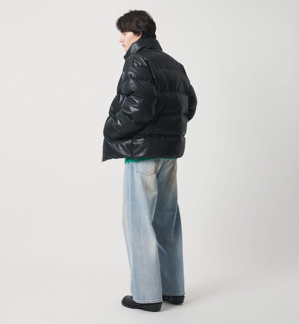 MONKEY TIME「レザーライク ダウン ジャケット」|その他|