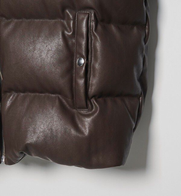 MONKEY TIME「レザーライク ダウン ジャケット」|その他|