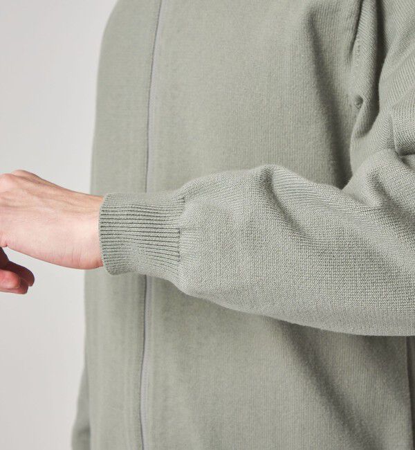 STEVEN ALAN「＜Steven Alan＞ ブラッシュド CTN/PE ドライバーズ ニット ブルゾン」|カーディガン|