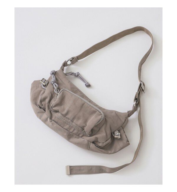 Ray BEAMS 「CONTROL FREAK / DOWNY ショルダーバッグ」|ショルダー・メッセンジャー|GREY
