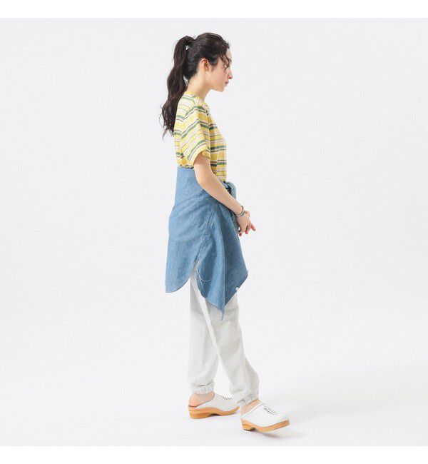 BEAMSBOY「エンブロイダリー マルチボーダー ショートスリーブ Tシャツ」|Tシャツ・カットソー|