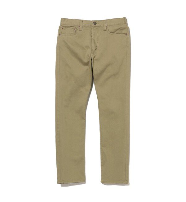 BEAMS PLUS「5 ポケット テーパード ピケ パンツ」|チノ|SAGE