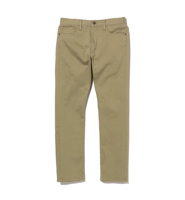 BEAMS PLUS「5 ポケット テーパード ピケ パンツ」|チノ|