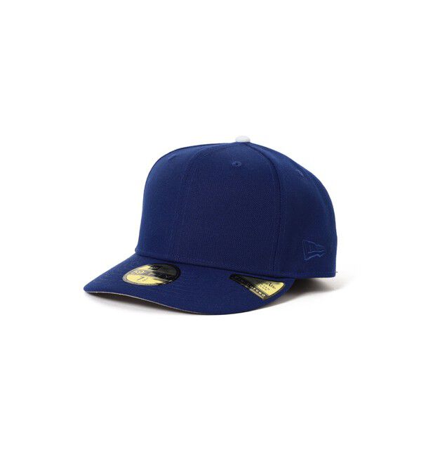 BEAMS「NEW ERA / 別注 Pre-Curved 59FIFTY Back Logo Cap 24AW」|キャップ・キャスケット|BLUE