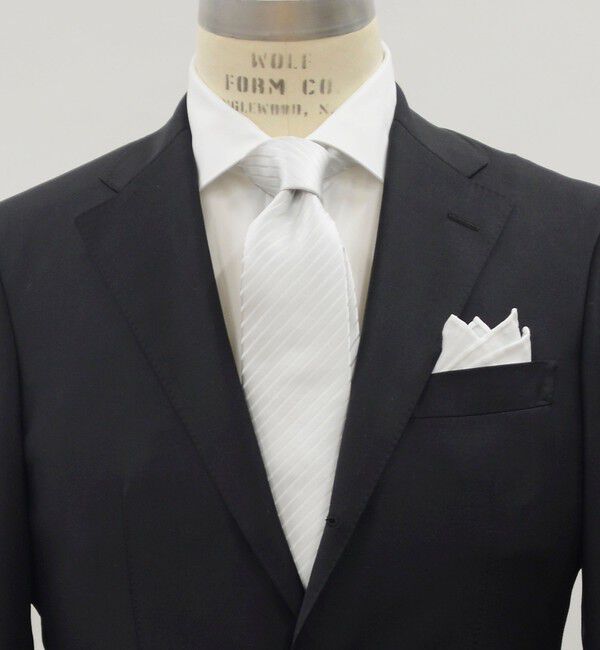 SHIPS「SHIPS: シルバー フォーマル ネクタイ」|ネクタイ・蝶ネクタイ|サンドベージュ