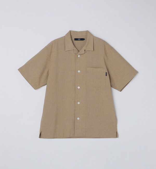 SHIPS Colors 「SHIPS Colors:コットンリネン COOLMAX オープンカラー シャツ◇」|シャツ・ブラウス|