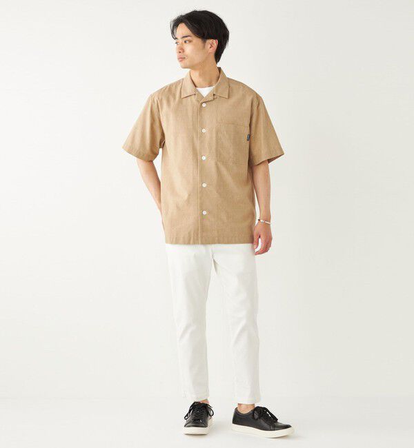SHIPS Colors 「SHIPS Colors:コットンリネン COOLMAX オープンカラー シャツ◇」|シャツ・ブラウス|