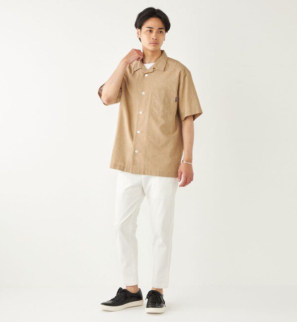 SHIPS Colors 「SHIPS Colors:コットンリネン COOLMAX オープンカラー シャツ◇」|シャツ・ブラウス|