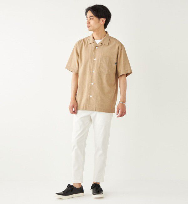 SHIPS Colors 「SHIPS Colors:コットンリネン COOLMAX オープンカラー シャツ◇」|シャツ・ブラウス|