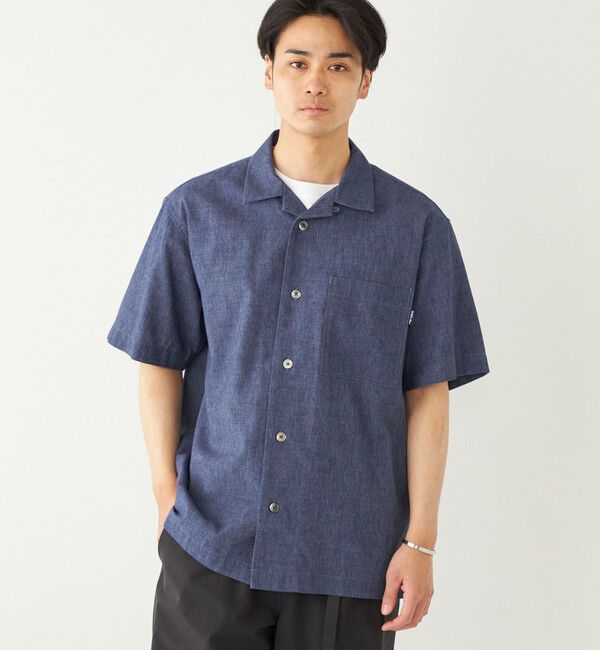 SHIPS Colors 「SHIPS Colors:コットンリネン COOLMAX オープンカラー シャツ◇」|シャツ・ブラウス|