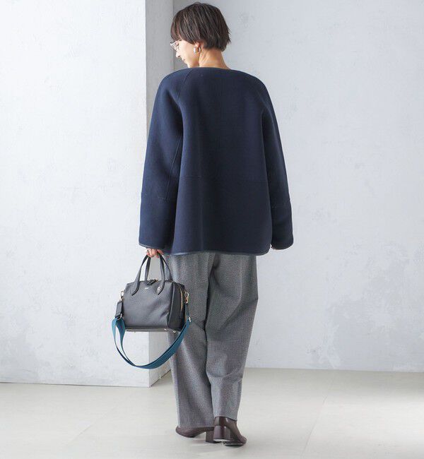 SHIPS for women「〈手洗い可能〉リバーシブル ボア &times; フリース ブルゾン」|ブルゾン・スタジャン|