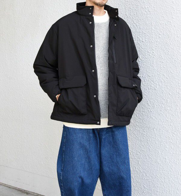 SHIPS any「SHIPS any:〈撥水・防風等〉多機能 中綿 2トーン スタンド ブルゾン◇」|ブルゾン・スタジャン|
