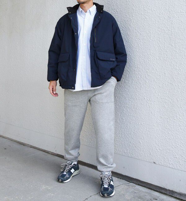 SHIPS any「SHIPS any:〈撥水・防風等〉多機能 中綿 2トーン スタンド ブルゾン◇」|ブルゾン・スタジャン|