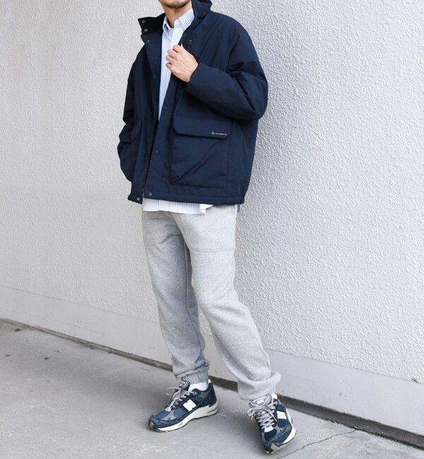 SHIPS any「SHIPS any:〈撥水・防風等〉多機能 中綿 2トーン スタンド ブルゾン◇」|ブルゾン・スタジャン|