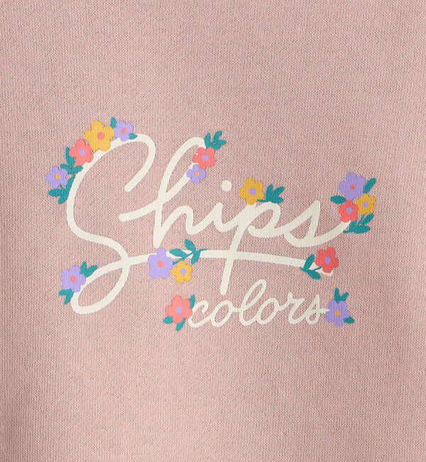 SHIPS Colors 「SHIPS Colors: 80～130cm / ショルダー レース ロゴ スウェット◇」|スウェット・ジャージ|