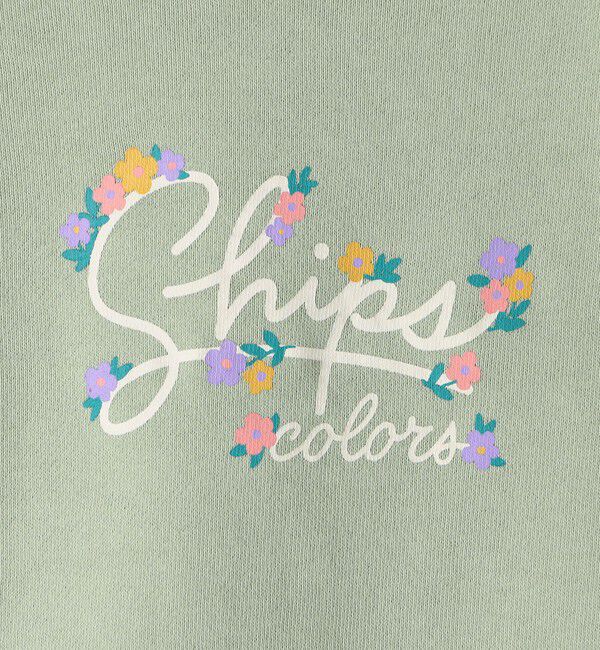 SHIPS Colors 「SHIPS Colors: 80～130cm / ショルダー レース ロゴ スウェット◇」|スウェット・ジャージ|