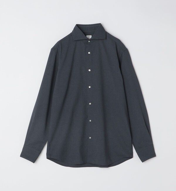 SHIPS Colors 「SHIPS Colors:ノーアイロン ウールライク ワイドカラー シャツ◇」|シャツ・ブラウス|