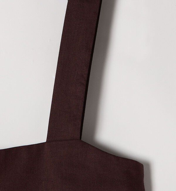 SHIPS any「SHIPS any:〈洗濯機可能〉リネン ミックス タック ワイド サロペット」|オールインワン|