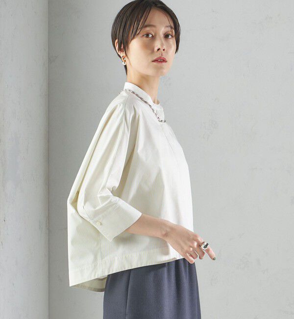 SHIPS for women「〈手洗い可能〉ストライプ 羽織 シャツ」|シャツ・ブラウス|