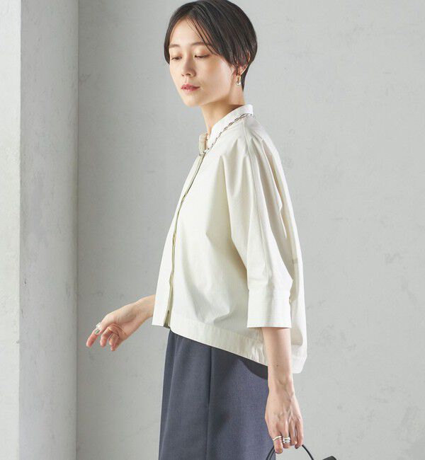 SHIPS for women「〈手洗い可能〉ストライプ 羽織 シャツ」|シャツ・ブラウス|