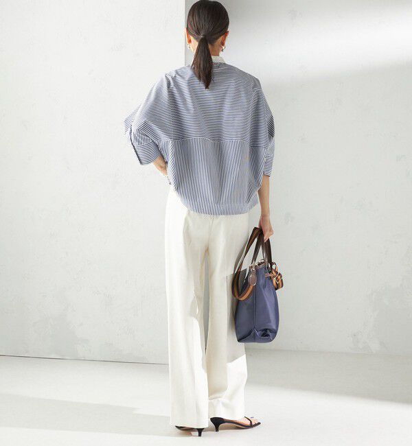 SHIPS for women「〈手洗い可能〉ストライプ 羽織 シャツ」|シャツ・ブラウス|