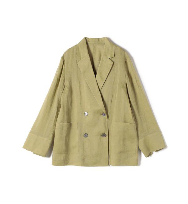 SHIPS for women「〈手洗い可能〉ラミー 4 シアー ジャケット」|テーラードジャケット|