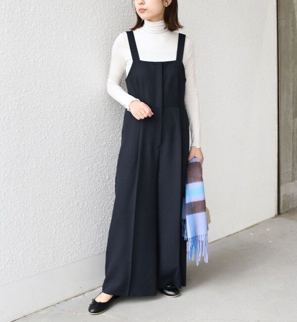 SHIPS Colors 「SHIPS Colors:〈手洗い可能〉ポリエステル/リネン スラブ オールインワン◇」|オールインワン|