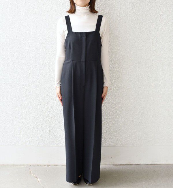 SHIPS Colors 「SHIPS Colors:〈手洗い可能〉ポリエステル/リネン スラブ オールインワン◇」|オールインワン|