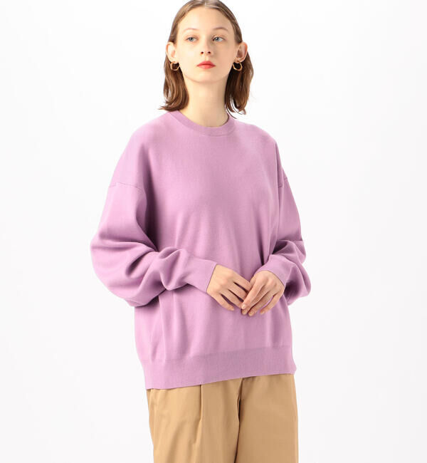 CABaN「CABaN コットンカシミヤ クルーネックプルオーバー」|ニット・セーター|