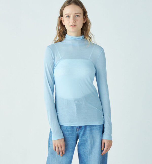 MACPHEE「シアージャージー タートルネックプルオーバー」|Tシャツ・カットソー|