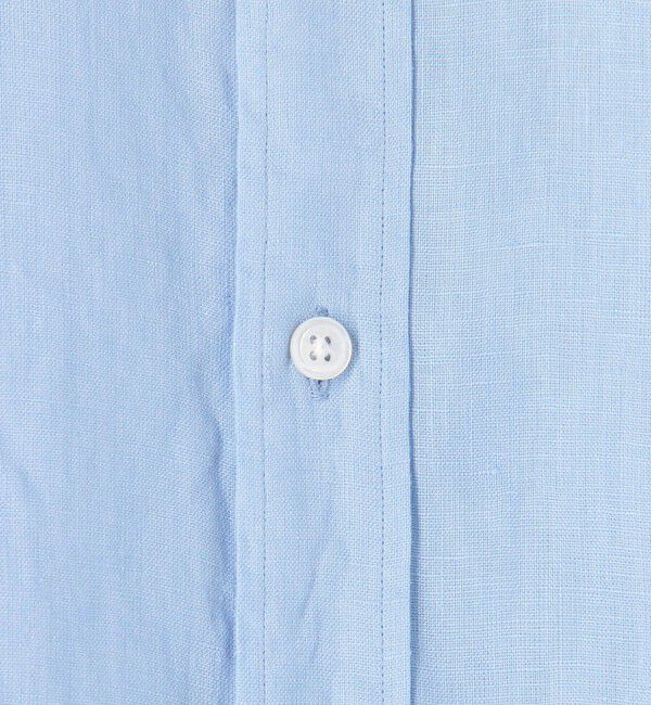 TOMORROWLAND MENS「アイリッシュリネン バンドカラーシャツ」|シャツ・ブラウス|