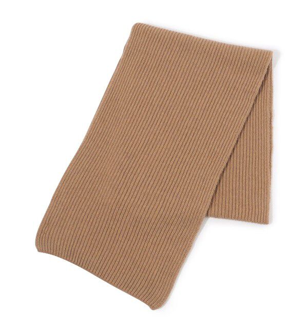 TOMORROWLAND GOODS「Johnstons of Elgin カシミヤ ニットストール」|マフラー|45 キャメル