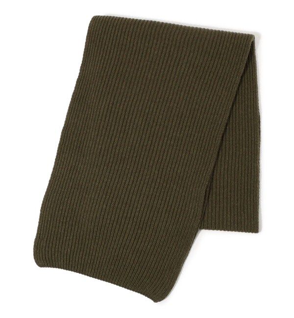 TOMORROWLAND GOODS「Johnstons of Elgin カシミヤ ニットストール」|マフラー|59 ダークグリーン