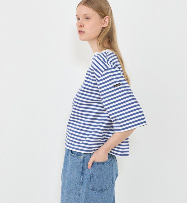 TOMORROWLAND GOODS「【別注】Le minor&times;GALERIE VIE ワイドハーフスリーブカットソー」|Tシャツ・カットソー|